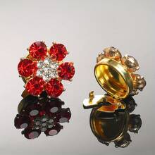 مجموعة زر كريستال 2 قطعة، أزرار ديكور قميص، أزرار معدنية لامعة مرصعة بالراين ستون، مناسبة للفساتين، إكسسوارات أزرار فاخرة، هدية عيد - متعدد الألوان - مشاهدة 11