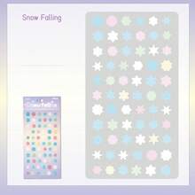 1张带环氧树脂涂层的贴纸，月光童话跨境剪贴簿贴纸，儿童贴纸，DIY剪贴簿用品 - 彩色 - 查看 19