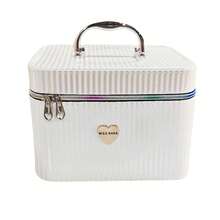 maletín de maquillaje - Azul y blanco - Ver 5