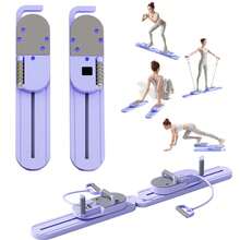Pilates Board, Pilates Reformer Set With 20+ Workouts, Multifunctional Abdominal Plate Sets, Pilates Reformer Board For Home, Beginner Friendly Fitness Equipment - Màu tím - Xem 8