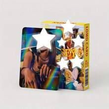 30pcs KATSEYE "BEAUTIFUL CHAOS" LOMO Cards + 32pcs Mini Stickers, Celebrity Merchandise Album Self-Printed Small Cards, LOMO Cards Decorative Gift, Suitable For Fans As Decorations And Collectibles
