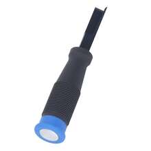 Right Angle Chisel Chrome Vanadium Steel TPR Handle Square Corner Chisel For Woodworking Slotting Cutting - 黑色 - 查看 10