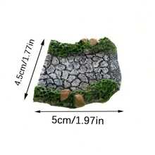 1/2pcs Realistic Stone Path, Resin Art Decor, Fairy Garden Pathway Stones, Bonsai Statue Ornament, Model House Display Prop, Multiple Curved Miniature Rock Path, Garden And Yard Micro Landscape Decoration, Fairy Tale Garden - Multicolor - View 14