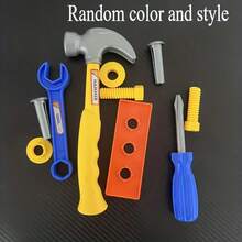 10/20/30 件套儿童过家家工具箱套装（含螺丝刀），逼真的儿童工具玩具，男孩女孩互动玩具，圣诞节和生日礼物 - 彩色 - 查看 7