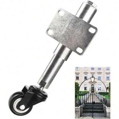 2-Inch Heavy Duty Swivel Caster Wheel With Spring Roller, Retractable Design For Effective Shock Absorption, Universal Replacement For Furniture, Toolbox, Speaker Cabinet, Trolley And Sliding Doors