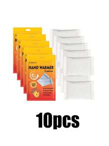 4pcs/2bags,10pcs/5bags,Outdoor Sports Warm Autumn And Winter Self Heating Hand Warmer,Winter Anti Cold And Warm Outdoor Disposable Portable Warm Baby Patch