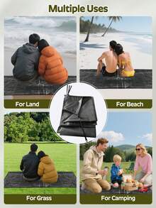 blazehike Premium Tent Footprint, PU3000,Oxford Ripstop Fabric, Durable ,Tarp Ground Sheet For 2 Person Backpacking Tent Floor Protector For Hiking, Camping, Beach And Picnic (Rectangle(90.6" L X 59" W) - Rectangle - View 5