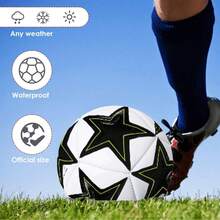 1 个优质 2 号训练足球：专为户外团队训练、学校运动和娱乐而设计。完美的节日礼物（教师节、情人节万圣节、圣诞节、感恩节）