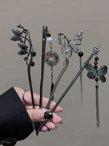 TOEDO Elegante fermaglio per capelli con nappine a forma di farfalla in stile antico cinese per donne e ragazze, accessorio per capelli classico cinese, gioielli, regali, viaggi, regali per donne, accessori per capelli, riempitivi per calze natalizie, riempitivi per calze natalizie per donne, regali di Natale, riempitivi per calze natalizie, regali per donne, riempitivi per calze natalizie per adulti, riempitivi per calze natalizie per adulti, accessori per capelli, accessori per donne, riempitivi per calze, accessorio per capelli per la maggiore età, accessori per capelli natalizi, idee regalo per donne, riempitivi per calze natalizie per la bellezza - Multicolore - Visualizzare 1