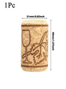 50/100个装红酒香槟天然合成高密度软木塞密封盖瓶塞套装，锥形软木塞，优质瓶塞，小型葡萄酒瓶塞，替换瓶塞，木质啤酒瓶塞，适用于酒吧、家庭、餐厅、工艺项目 - 彩色 - 查看 8