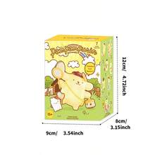 Miniso Hộp bí ẩn hình chú chó Pudding của Sanrio, thuộc bộ sưu tập theo mùa dành cho trẻ em, được làm từ chất liệu ABS bền chắc, màu sắc tươi sáng kết hợp các yếu tố theo mùa, thích hợp để trang trí văn phòng và phòng học, cũng thích hợp làm quà tặng ngày Valentine (Giao ngẫu nhiên 1 sản phẩm) - Nhiều màu - Xem 10