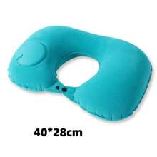 Inflatable Pillow, Travel Portable Neck Support Pillow, Inflatable U-Shaped Pillow, Travel Essentials, Collapsible Airplane Pillow
