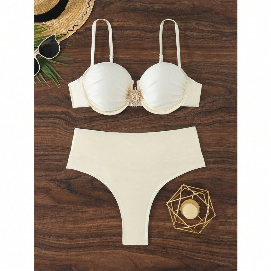RWX VEST Adult Bikini With Structured Top And High-Waisted Bottom 2025 XX538 - Blanco - View 1