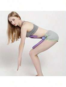 Leg Kegel Exercise Equipment, Fleece- Covered Pelvic Floor Trainer For Home Use - 紫色 - 查看 8