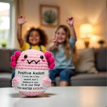 1pcCrochet Plush Toys Are Made Of Soft And High-Quality Materials, Making Them Durable And Charming. The Perfect Companion For A Daily Smile.