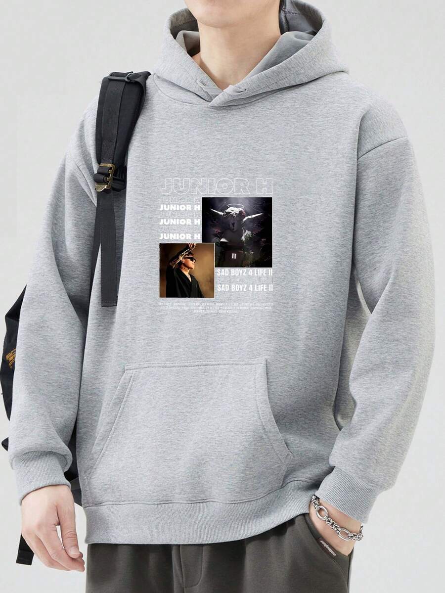 Con capucha Capa acolchada de jersey con cordón ajustable que ayuda a proteger del viento y el frío. Atemporal Sudadera con capucha de punto clásica para hombres que nunca pasa de moda. Bolsa marsupial Una espaciosa bolsa marsupial es el lugar perfecto para guardar objetos pequeños esenciales. Lavado en agua fría Hanes recomienda lavar en agua fría para ahorrar energía. Ocasiones Diseño sencillo y casual, adecuado para primavera, otoño, uso diario, ocasiones informales, actividades deportivas al aire uso de ocio interior. Excelente regalo para tu hermano, hijo, novio, esposo y para ti mismo. Estilo Puedes combinarla con cualquier par de jeans ajustados, pantalones de deporte o abarcarla con un abrigo. Mejoramos cada día Escuchamos a los clientes y ajustamos cada detalle para garantizar calidad, ajuste y comodidad. Instrucciones de lavado Lavar a máquina en agua fría con prendas del mismo color. Solo blanqueadores sin cloro. Secar en secadora a temperatura baja. Planchar a temperatura. - Gris - Ver 1