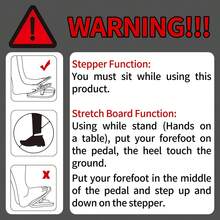 1pc Foot Stepper Exercise Machine, Stepper Trainer For Fitness Stovepipe, Folding Pedal Cross Trainer For Seniors, Portable Leg Pedal Machine, Under Desk Foot Pedal Exerciser, Mini Multifunctional Foldable Fitness Equipment, Household Stairs Mute Treadmill, For Leg Muscles Relieves Varicose Veins Physical Therapy, For Office Home Gym Pilates Yoga - Multicolor - View 12
