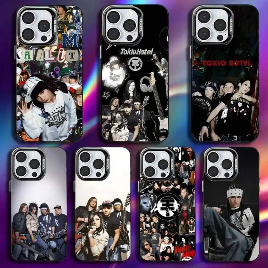 Tom Bill Cowritz TOKIO Hotel Funda de Teléfono 17,16,15,14,13,12,11,Pro,Max,Plus, Antigolpes Negra Mate Dura - Z2 - Ver 1
