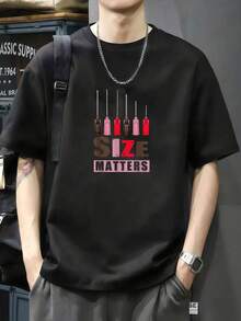 Camiseta Decisión Camiseta de manga corta de algodón de 220 g, impresión por una cara - Negro - Ver 1