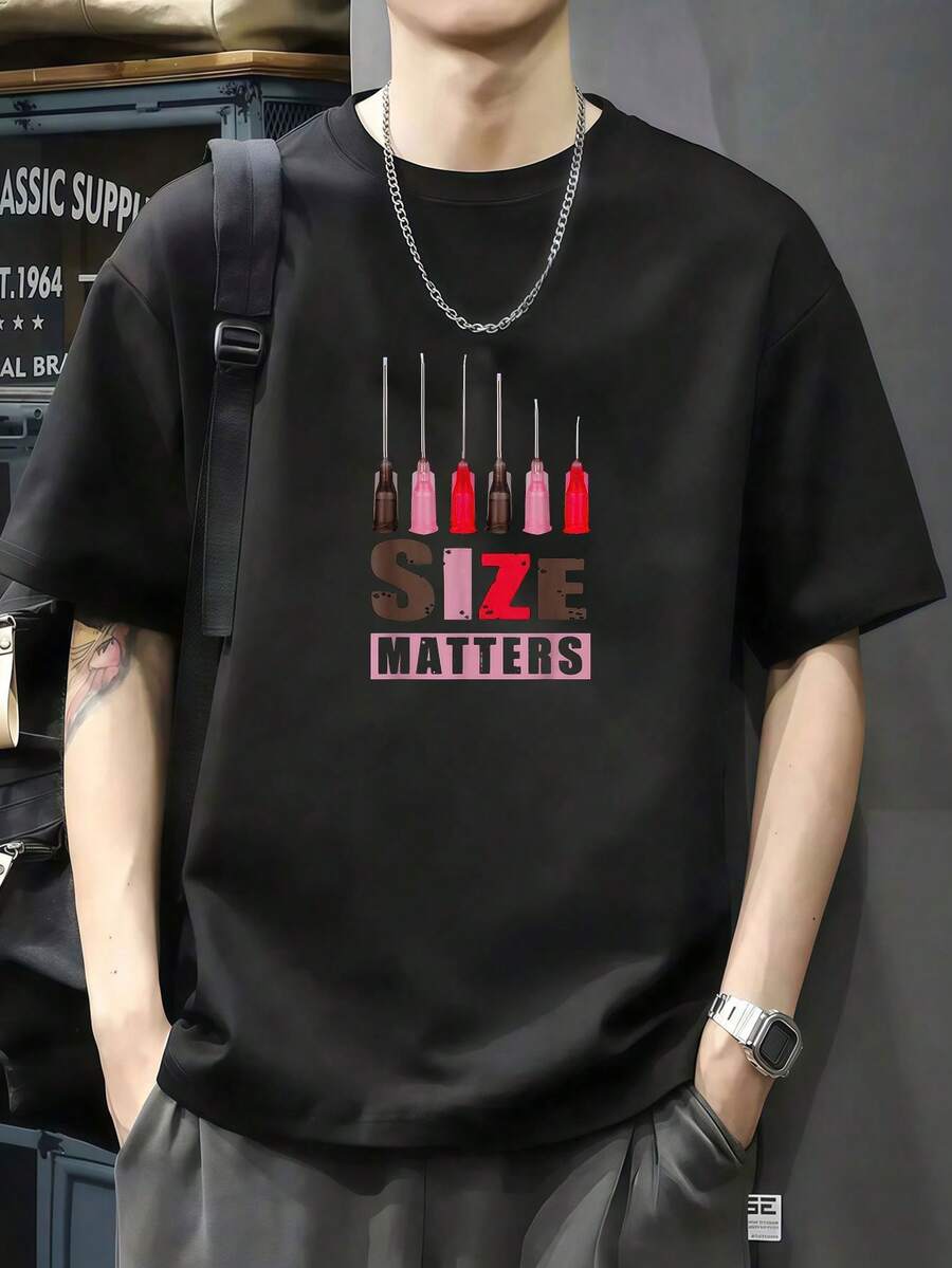 Camiseta Decisión Camiseta de manga corta de algodón de 220 g, impresión por una cara - Negro - Ver 1