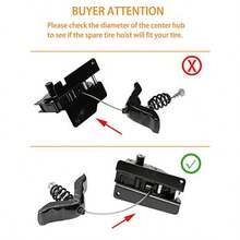 Spare Tire RackGledewen Spare Tire Hoist Spare Tire Winch Carrier Recambio para 1997-2003  F150 2004 F150 Heritage 1997-1999 F250 1997 F250 HD Reemplaza # 924-526 1L3Z1A131AA 2L3Z1A131AASpare Tire Rack - como en la foto - Ver 2