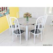 Hexagonal Dining Table Base For Dining Room, Kitchen, And Gourmet Area. Suitable For Stone, Wood, And Glass Tabletops. - Nứt - Xem 2