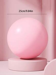 New 25cm Mini Yoga Pilates Ball Thickened Explosion-Proof Design - Fitness Equipment For Core Training, Yoga, Postpartum Recovery & Gym Exercise - one-size - View 3