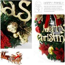 Artificial Champagne Gold Christmas Wreath, 40cm/15.8in Christmas Garland Realistic Evergreen Front Door Outdoor Wreath With Ball Ornaments, Flower, Roses Berries Golden Leaves Ribbon Pine Cones, Door Ring Decor Christmas Decorations, Christmas Presents Christmas Gifts For Women