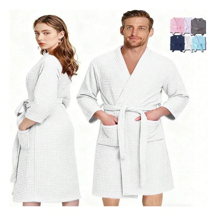 Bathrobe - White - View 1