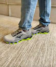Men's Reflective Pro X Wave Chameleon Sneakers - Immediate Shipping - Various Colors - Lime Green Chameleon - View 4