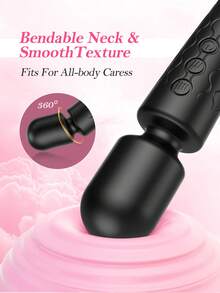 LIKETHAT Vibrator, Clitoral Vibrator With 8 Vibration Intensity Modes And 20 Vibration Frequency Modes, Powerful Personal Massager Vibrator, Clitoral Stimulator, Adult Sexy Toy For Women - Black - View 4