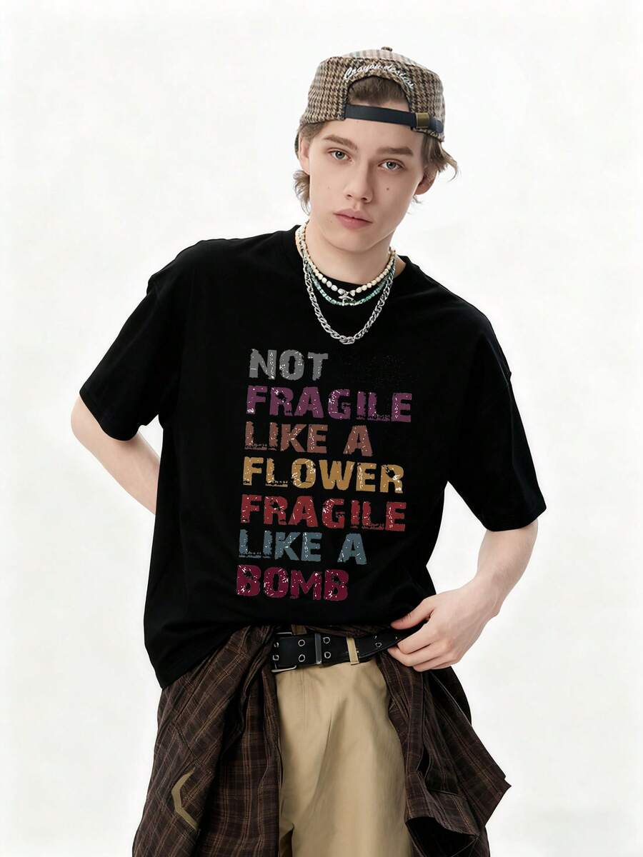 Teen Boys T-Shirts - Black - View 1