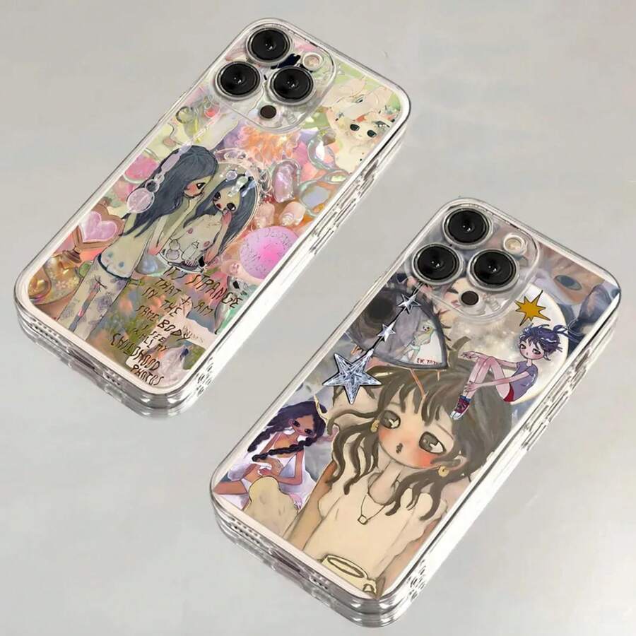 Funda de Teléfono Kono Sae 16 15 14 13 12 11 Mini Pro Max Plus Cubierta Transparente de Alta Gama - T-186T2722205 - Ver 1