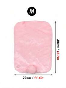 Soft Plush Warming Rabbit Sleeping Mat, Washable Cage Pad Suitable For Small Animals Like Rabbits, Guinea Pigs, Ferrets, Hamsters - Multicolor - View 10