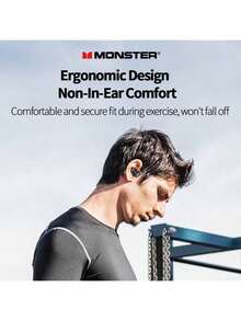 XKO01 Open-Ear Bluetooth Earphones. Comfortable To Wear Without In-Ear Earbuds. Long Battery Life. Bluetooth 5.3 Stable Connection. High-Fidelity Sound Quality. Noise Reduction For Calls. Suitable For Sports And Commuting.