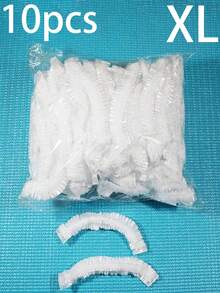 50/10 piezas Cubierta desechable contra el polvo, Bolsa encogible desechable, Envoltura de alimentos desechable, Bolsa de conservación de alimentos de uso múltiple, Cubierta de zapatos desechable, Envoltura de cocina desechable, Envoltura encogible elástica para alimentos refrigerados, Adecuado para accesorios de cocina