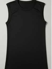 Men Tank Tops - Black - View 3
