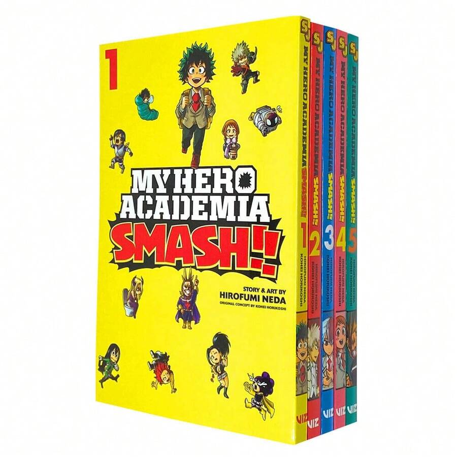 My Hero Academia Smash Series (Vol 1-5) Collection 5 Books Set By Kohei Horikosh - Sets - View 1