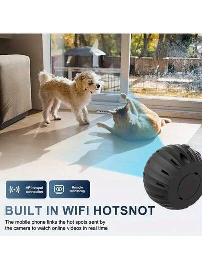 1pc Small 1080p Spy Camera, 2.4G Wireless WiFi Hidden Full HD Home/Office Security. view 10