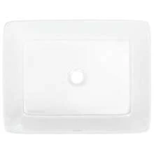 vidaXL Waschbecken Weiß 48x37x13 Cm Keramik Rechteckig - Bianco - Visualizzare 6