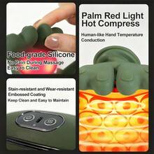 颈部按摩器，无线揉捏式颈部、背部和腿部按摩器，多档速度调节，适用于肩部和腿部，按摩肩部和背部深层组织。是送给父亲或母亲的礼物。也是母亲节、父亲节、生日和圣诞节的理想礼物。 - 綠色 - 查看 6