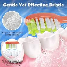 Compatible  One Series Sonicare Electric Toothbrush Replacement Brush Heads, 10 Pack (Miami Coral, Medium){Inchcolor_nameinch:InchMiamiCoralinch,Inchsize_nameinch:Inch1Count(Packof10)Inch} - 邁阿密珊瑚 - 查看 6