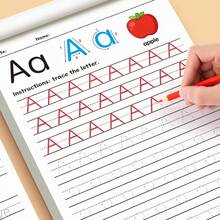 "ABC Tracing Letters Workbook: 32 Pages Of Alphabet & Number Tracing, Early Education Handwriting Practice, Perfect For Preschool Skill Building & Literacy Development" - Multicolor - View 2