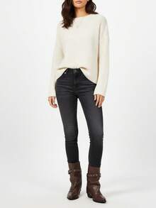 2025 Autumn/Winter New Design Slim Fit Stacked Heel Ankle Boots With Belt Buckle, Sexy Style, Black - Brown - View 5