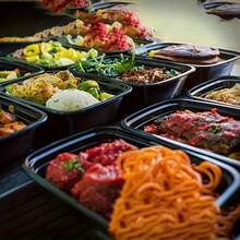 10/30/50pcs, 26oz Black Bento Lunch Box With Lid, Rectangular Food Storage Container , Stackable Leak-Proof Meal Prep Containers, Microwave Food Containers, Kitchen Gadgets, Kitchen Accessories, Household Kitchen Supplies