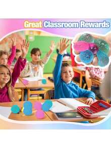 POKOJA LAND 1.6英寸纹理迷你减压球:1/2/3/6/9/12/16个装,成人减压球,高密度实心软胶玩具,1.6英寸小型感官解压玩具,适合儿童和成人,安静的课堂减压用品,麦芽糖填充,学生奖品,复活节派对礼物,减压挤压球 - 彩色 - 查看 12