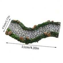 1/2pcs Realistic Stone Path, Resin Art Decor, Fairy Garden Pathway Stones, Bonsai Statue Ornament, Model House Display Prop, Multiple Curved Miniature Rock Path, Garden And Yard Micro Landscape Decoration, Fairy Tale Garden - Multicolor - View 10