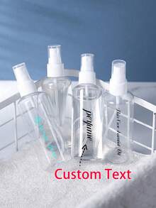 Spray Bottle, Custom Spray Bottles, Small Spray Bottle-Customizable Text, Disinfection, Travel, Portable, Separate Bottle, Facial Makeup, Water Replenishing,Mist Spray Bottle, Portable Transparent Pet Mist Spray Bottles, Empty Perfume/Toner/ Sprayers For Travel, Hotel, Refilling Cosmetic Samples - Multicolor - View 2