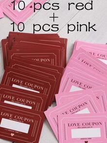 10张/20张刮刮乐爱情券，DIY情人节爱情券，DIY浪漫情侣约会刮刮卡，夜晚卡，送给妻子、丈夫的情侣礼物，结婚纪念日，母亲节