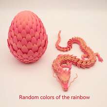 1pc 3D Printed Giant Scaled Dragon Egg + 23.62 Inch Large Decorative Item, Home Gift, Party Gift, Halloween & Christmas Gift, Fashionable Scaled Dragon Decor